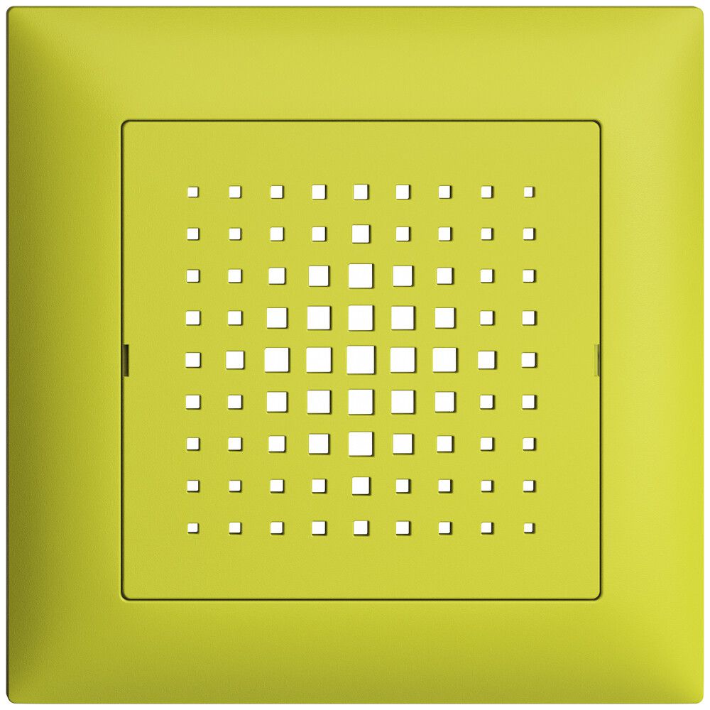 UP-Frontset lemon 88×88mm zu EDIZIOdue Gong 3070