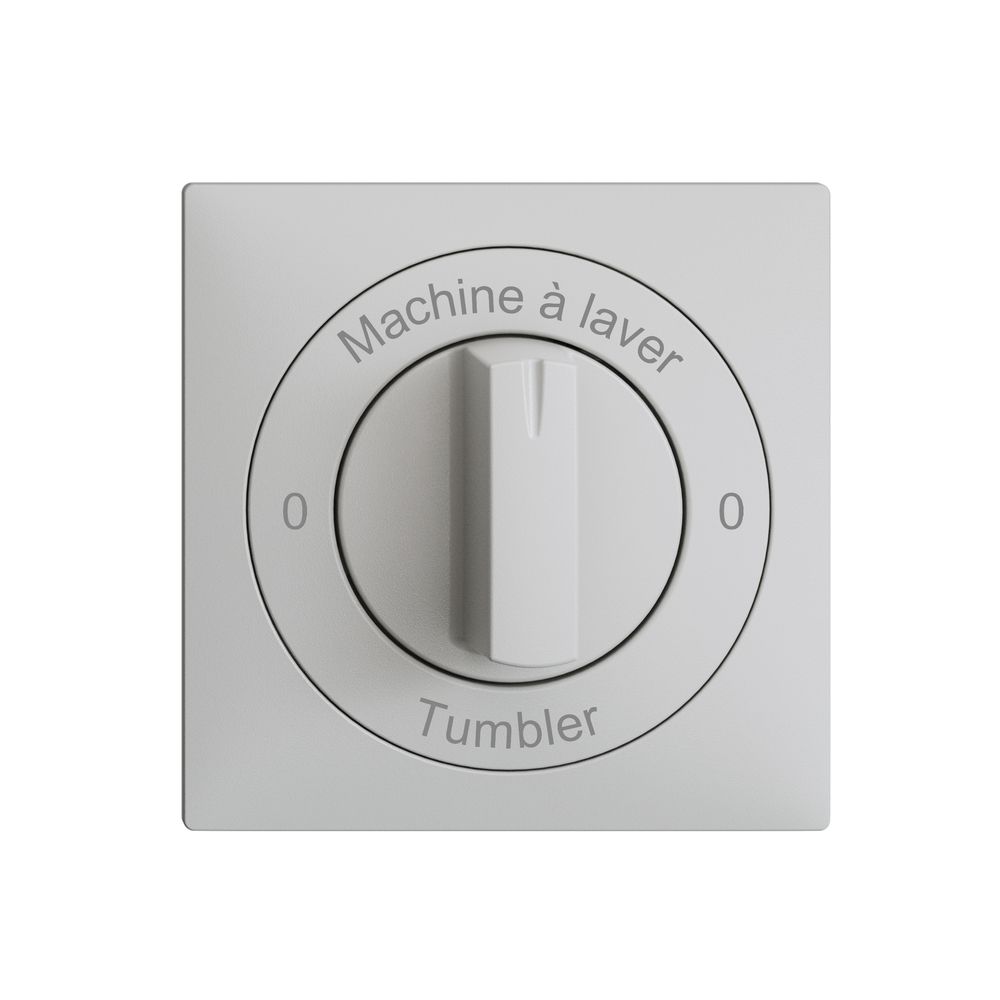 Frontset 0-Machine à laver-0-Tumbler EDIZIOdue 60×60mm hellgrau