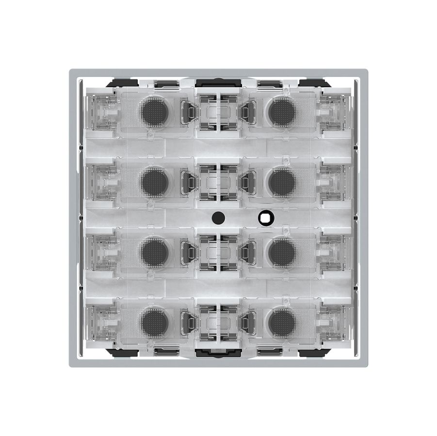 Poussoir KNX KAL p.8×touches 8×points actionnables LED gris