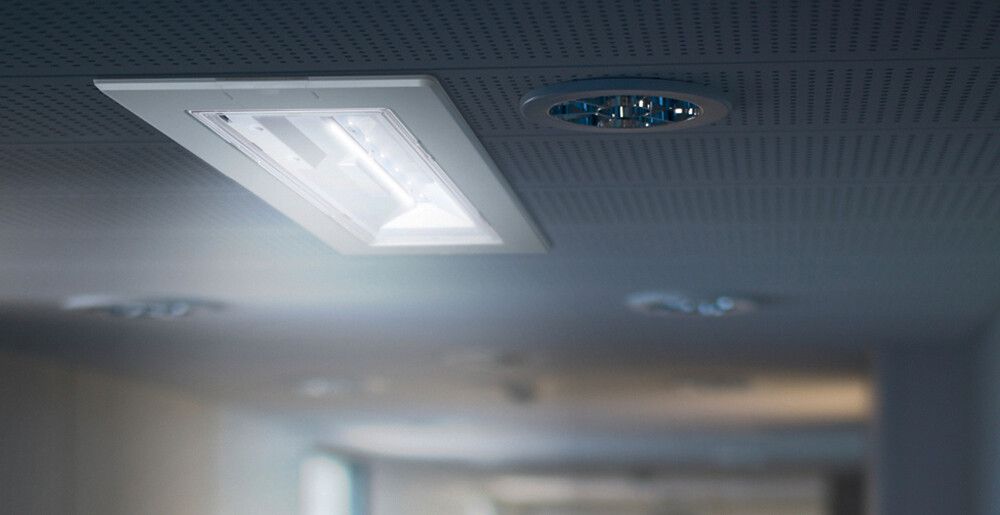 Lampada di emergenza ESYLUX ELX 20 LEDi Flat 8h, bianco