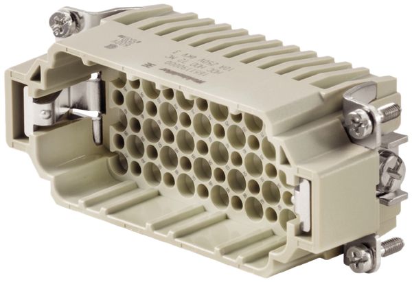 Insert mâle Weidmüller HDC HDD 250V 10A 72L à sertir grd.6