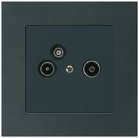 UP-Antennendose R/TV-Daten kallysto.pro 2GHz 19db schwarz