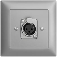 Kit de montage ENC EDIZIOdue XLR 3L P silver