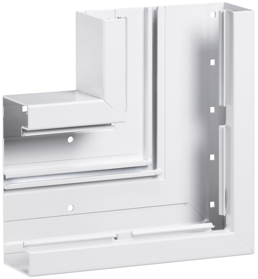 Angle plat tehalit BRA 65×170mm OT 120mm aluminium blanc trafic