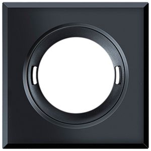 Abdeckung ESYLUX für Melder FLAT Kunststoff matt quadratisch schwarz