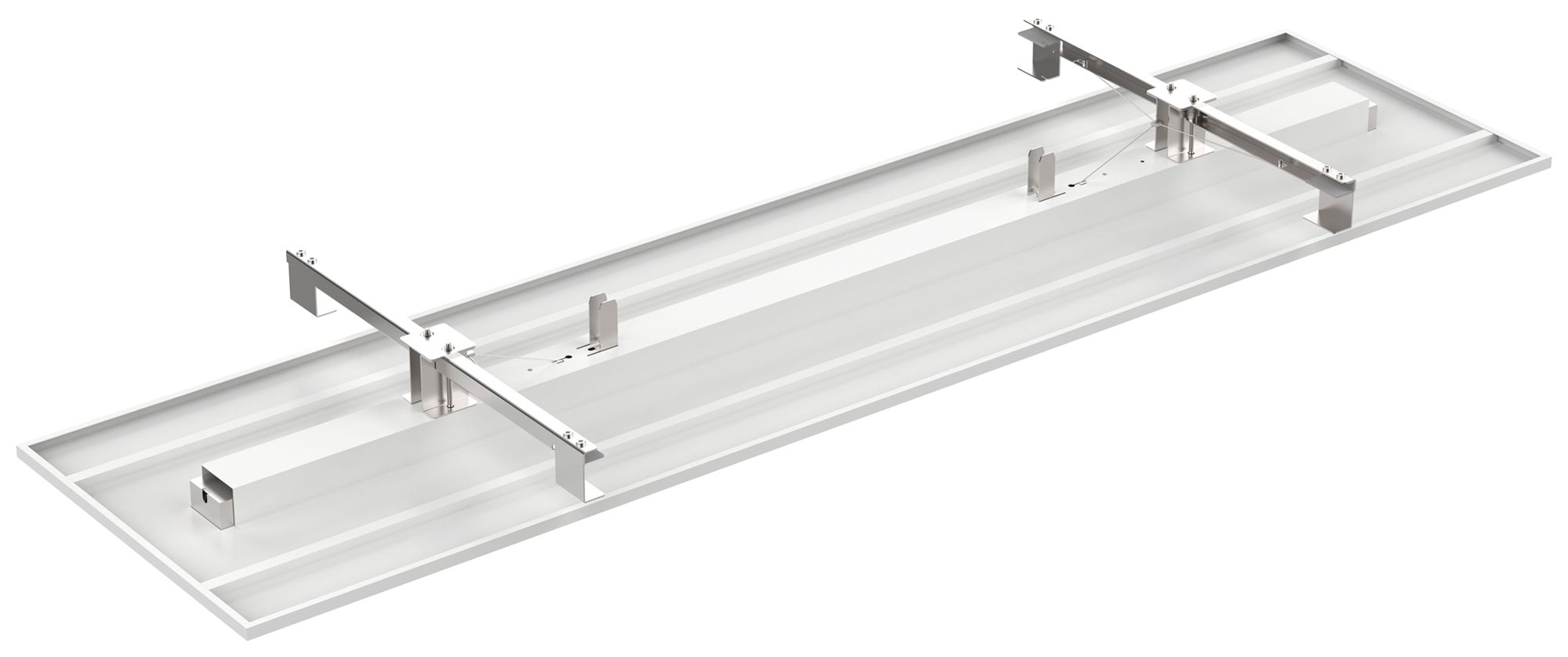 LED-Panelleuchte DOTLUX WING 40W 6220lm 3000…5700K 1250×325×86mm weiss