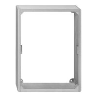 Quadro di montaggio AP GV 4×3 legno duro laccato