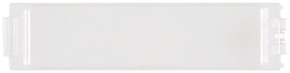 Halter Hager elcom.modesta für Namensschild-Einlage, zu REN00xX, klar