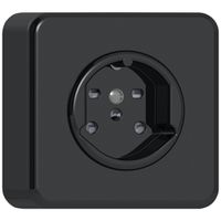 AP-Steckdose CLASSIC T15 schwarz