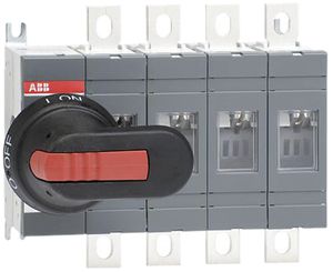 Interrupteur de charge ABB 160A/400V 4L, avec poignée&axe