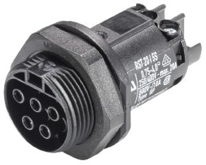 Buchsenteil Wieland M25…1.5mm² 5L schwarz