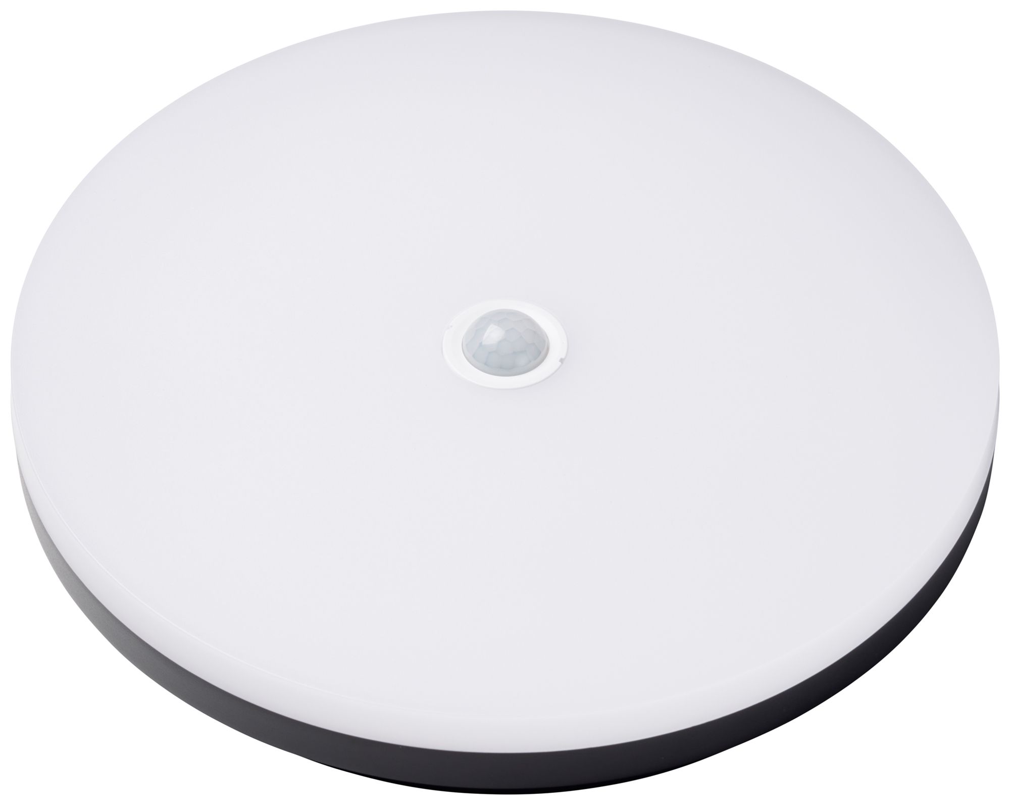 Lampada apparente LED Sir Heian SLICE PIR 24W 2800lm 830/840 EM1h IP54 Ø270 nero