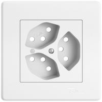 UP-Montageset EDIZIO.liv SNAPFIX® für 3×T13 mit Frontlinse ws