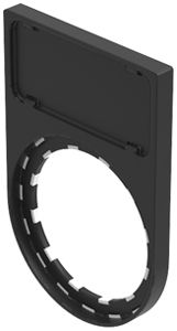 Schildträger EAO45 schwarz für Sch.27×12.5mm, zu aufschnapp.