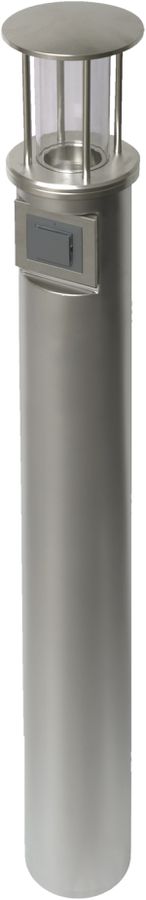 Pollerleuchte Haba Rondolux Edelstahl 1×65mm 1m