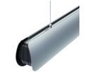 LED-Pendelleuchte DOTLUX RIVO 45W 3200lm 4000K 1-10V DIM 1280mm silber
