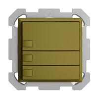 Poussoir KNX RGB ENC EDUE, 250mW, s.LED, 3×poussoir, comm.1×touche, ov