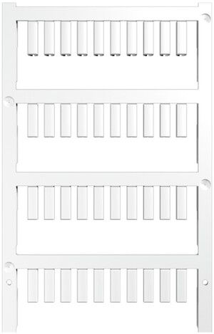 Leitermarkierer Weidmüller MultiCard VT SF für Ø2.2…2.9mm 12×3.6mm PA66 weiss