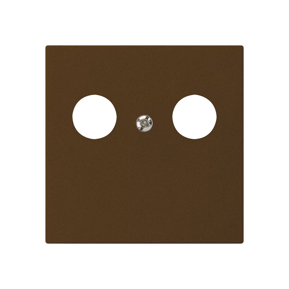 Placca frontale kallysto per R&M HWS marrone 2×coass.