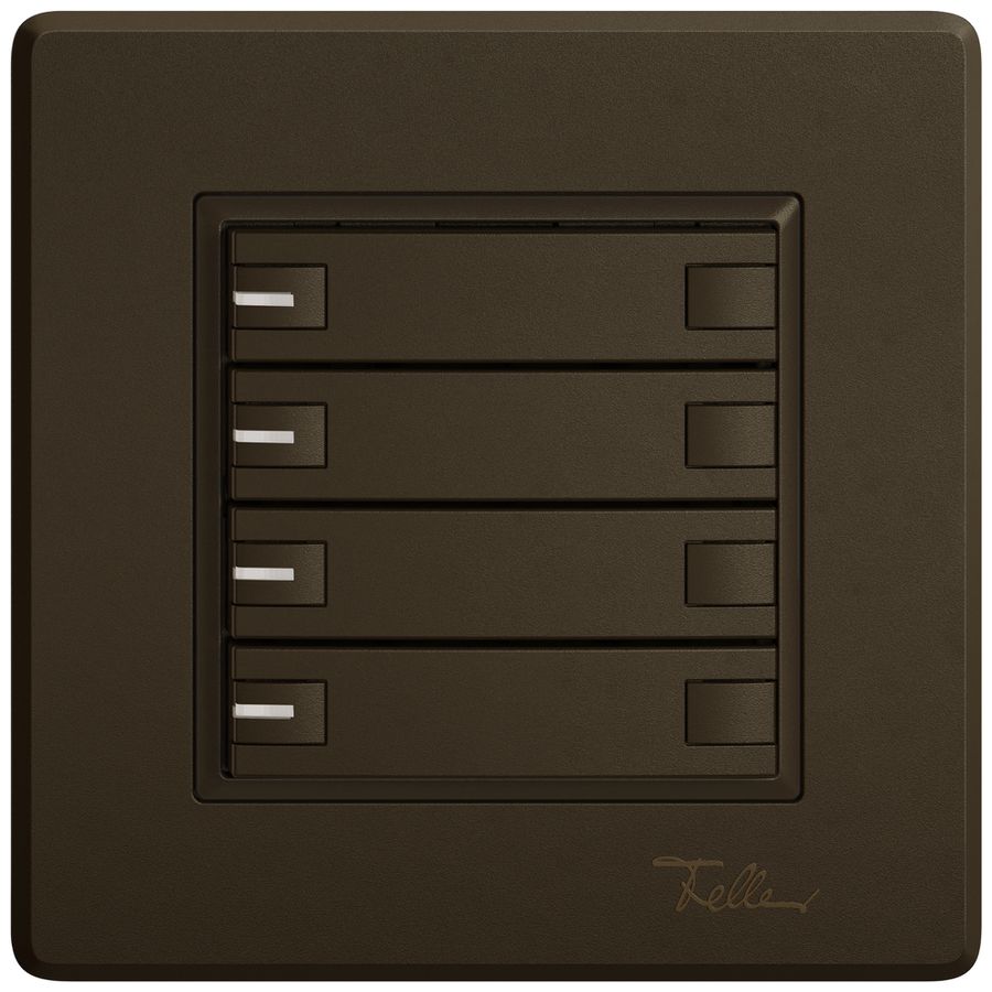 UP-Universaltaster EDIZIO.liv UNI SNAPFIX® m.LED RGB 8× 1-Tbed.br