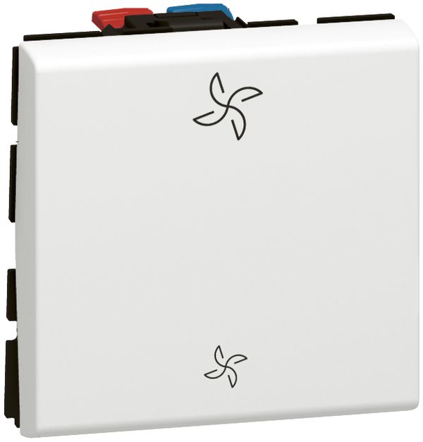 EB-Ventilator-Schalter MOS 3/1L 10A weiss 1 Modul