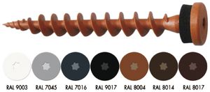 Viti per isolanti PROFIX IPS RAL 9003 8×80mm T25