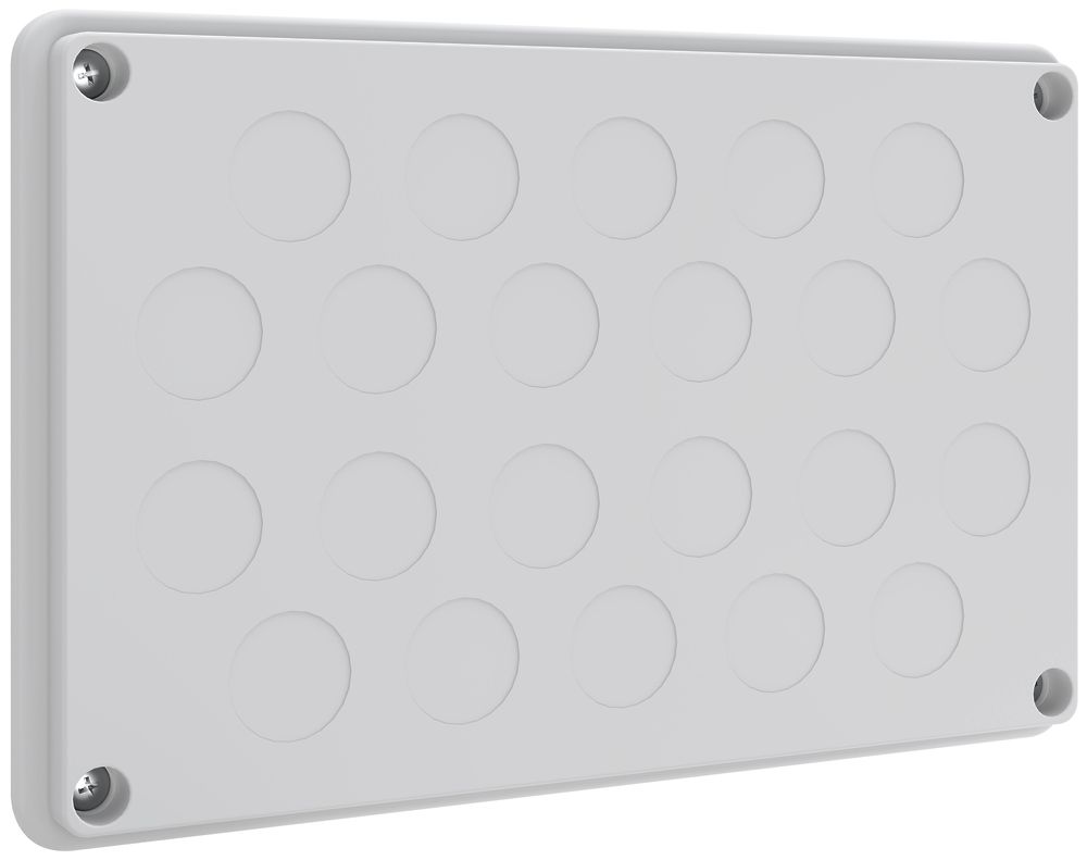 Plaque d'entrée de câble Schneider Electric Prisma XS 22×M25