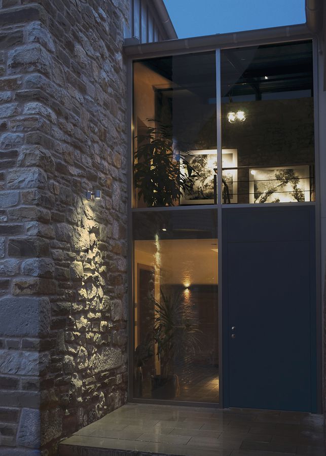 Applique SLV NEW MYRA WALL, GU10 50W IP55 gris argenté