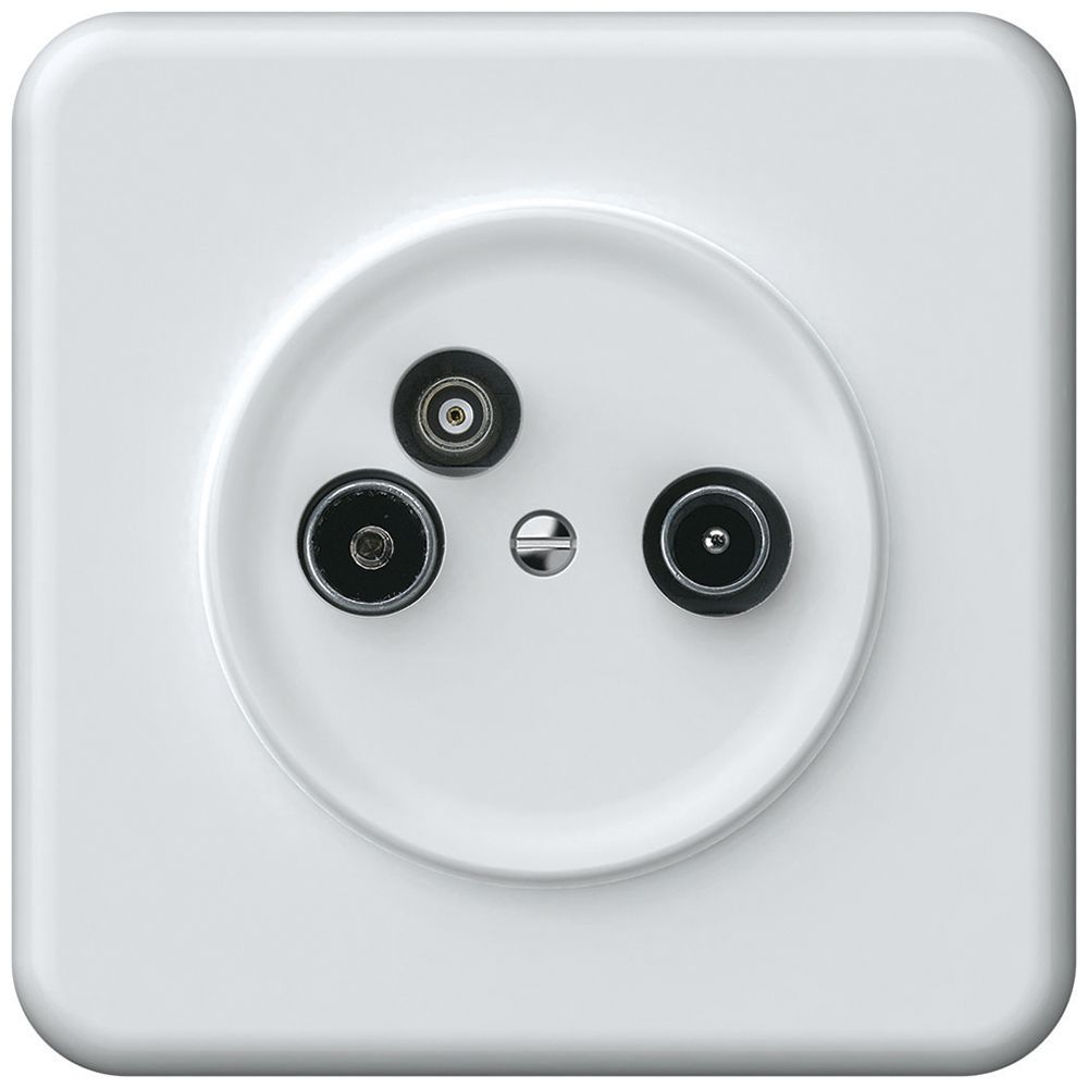 UP-Antennendose TV-R-Daten origin Stichdose 4dB weiss