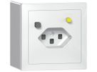 AP-FI-Steckdose SIDUS T23 30mA weiss