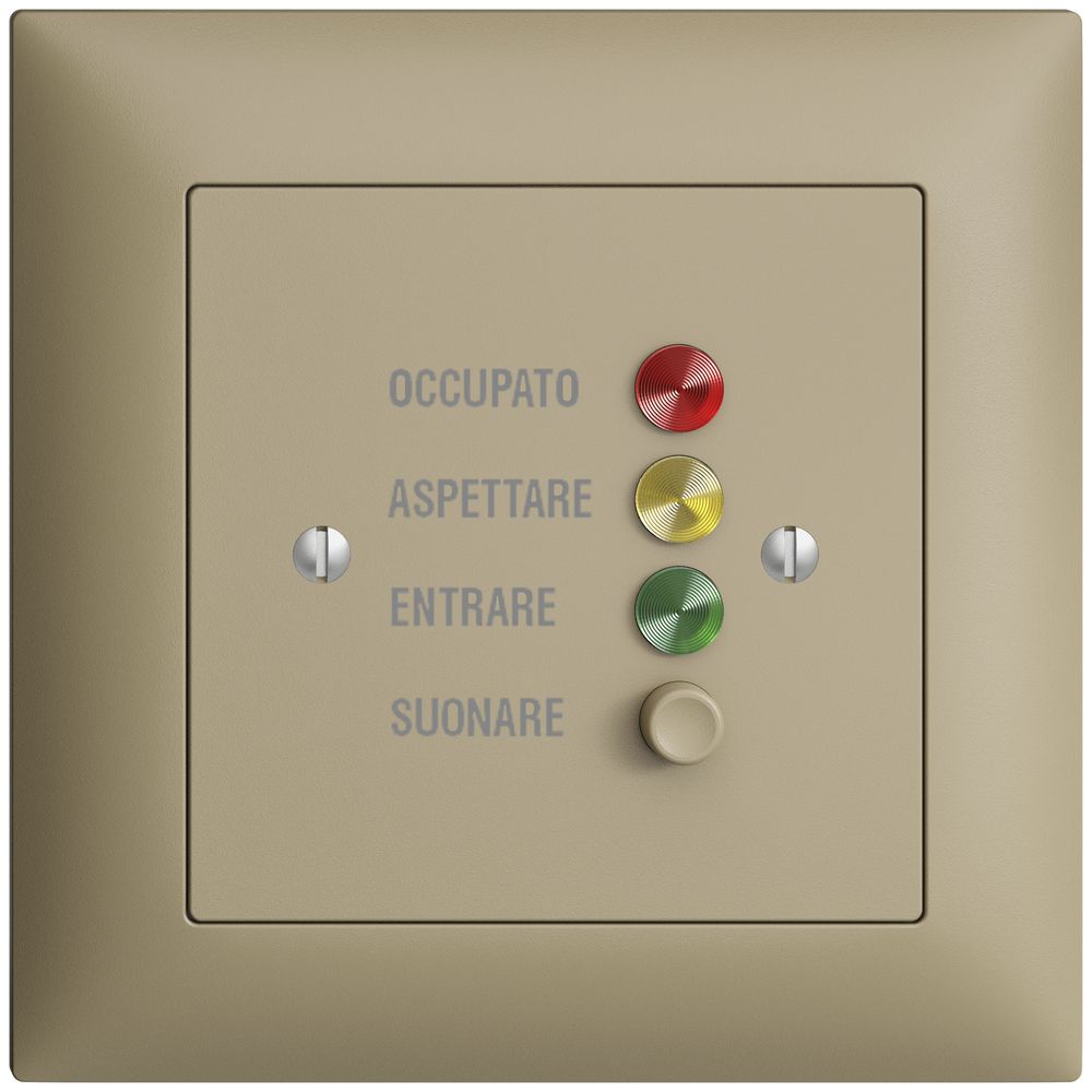 UP-Türstation für Rufleuchte I, EDIZIOdue sand