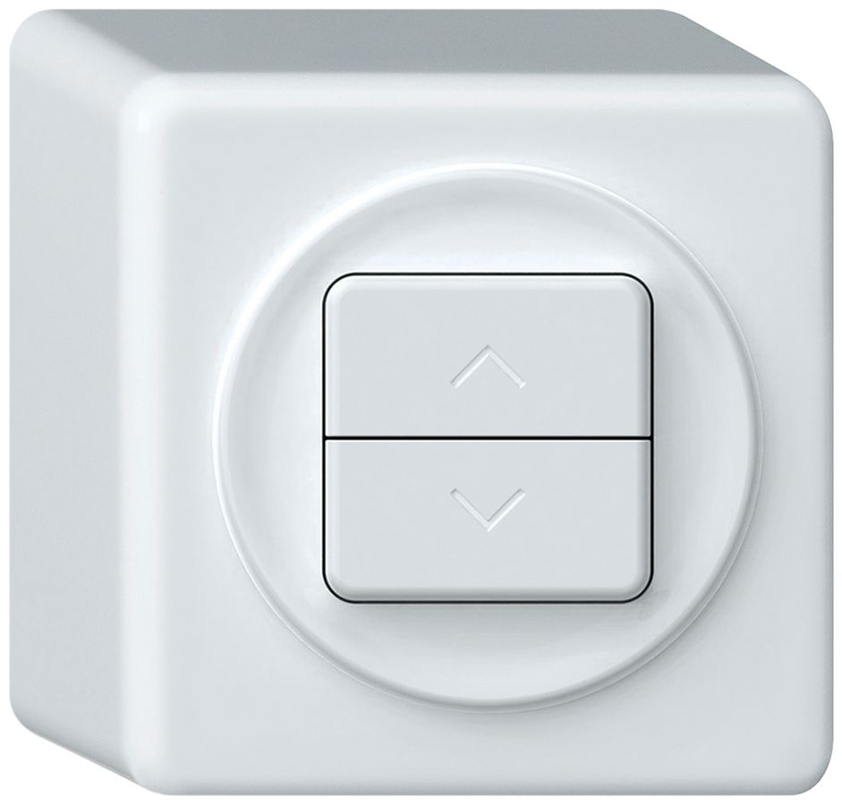 AP-Storentaster origin 1P 2×Tasten 88×88×54mm weiss