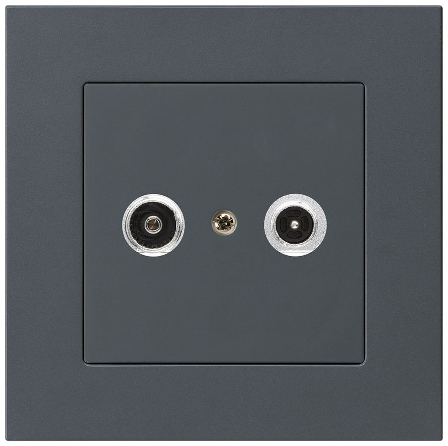 UP-Antennendose kallysto.pro R/TV 14dB 2GHz anthrazit