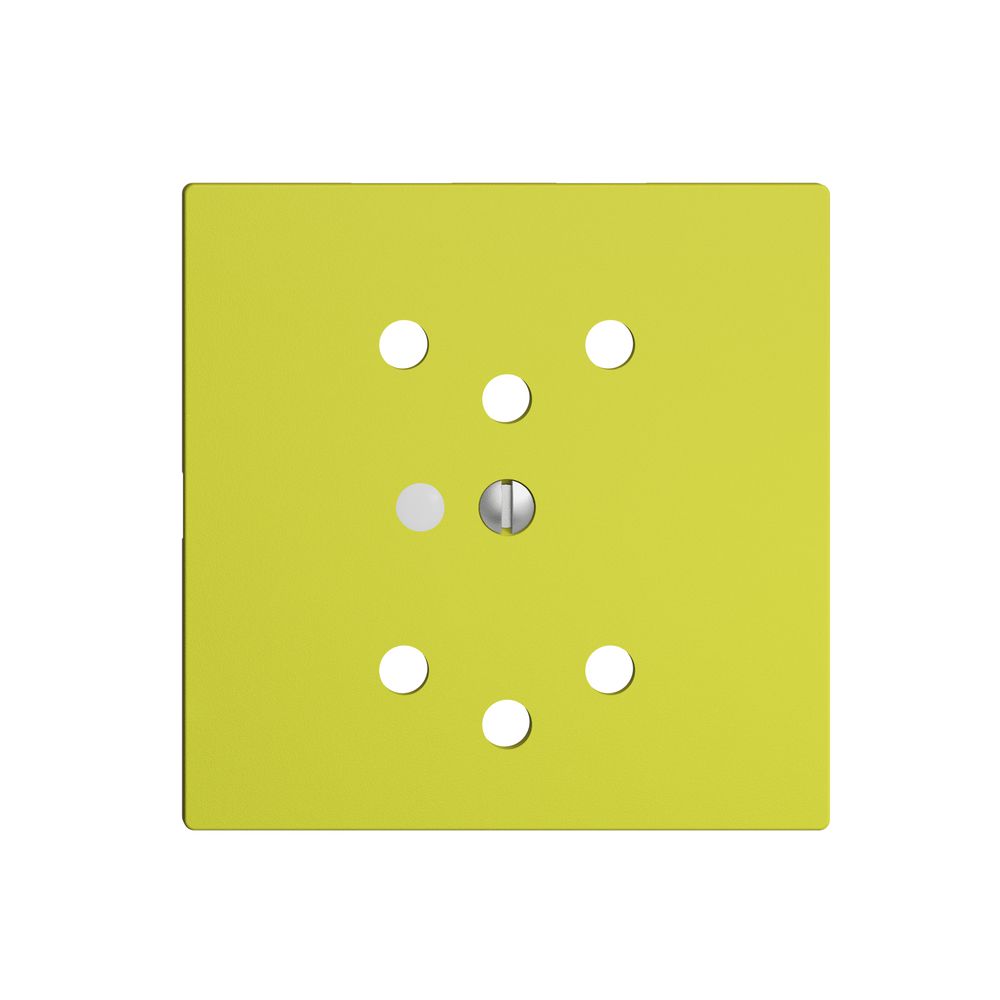 Frontset lemon 60×60mm 2×T12 EDIZIOdue mit Linse