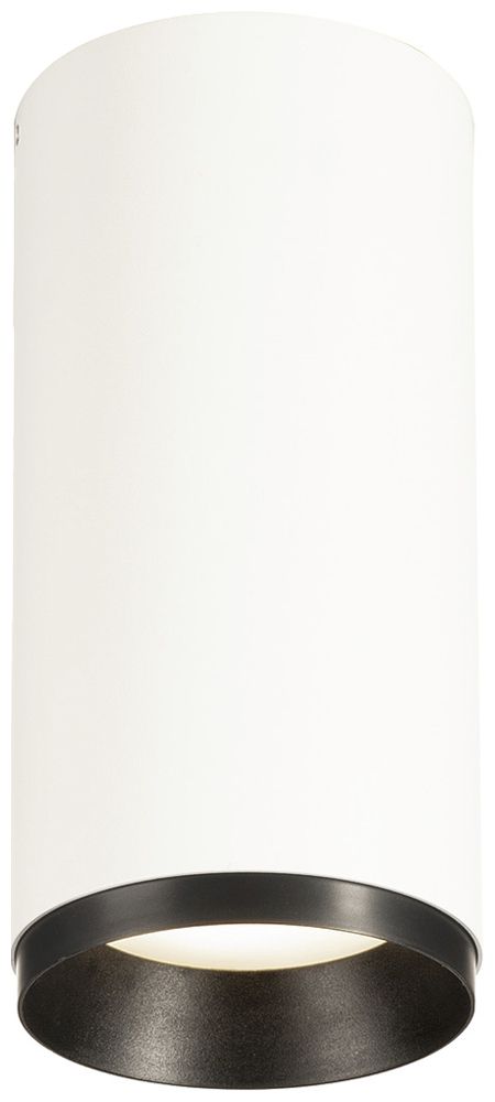 LED-Deckenleuchte SLV NUMINOS M PHASE 20W 2120lm 4000K 36° Ø85×185mm weiss