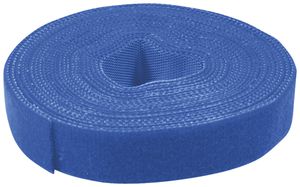Klettband VALUE doppelseitig 10mm×25m blau