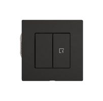 Druckschalter EDIZIO.liv Wiser SNAPFIX® 1 Szene 2 Tasten WLAN sz