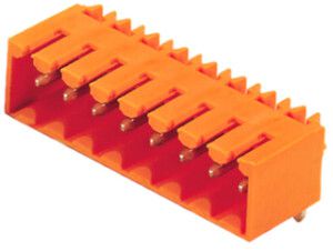 Stiftleiste Weidmüller SL geschlossen THT 3.5mm 6L 90° 3.2mm orange