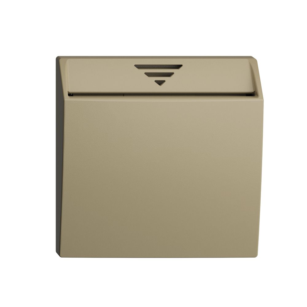 Frontset EDIZIOdue sand 60×60mm zu Hotelcard 230VAC