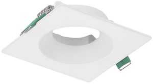 Einbaurahmen LUDOSPOT 50 SQUARE FIX, EB-Ø70mm, IP44, weiss