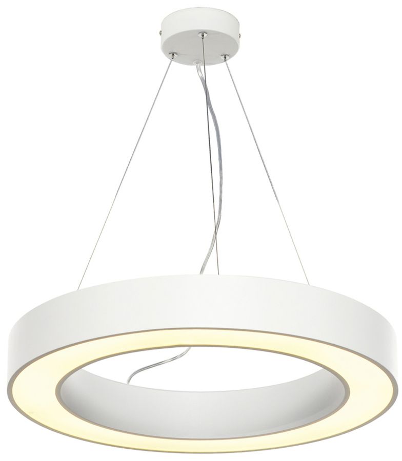 LED-Pendelleuchte SLV MEDO RING 60 33W 2200lm 3000K IP20 weiss