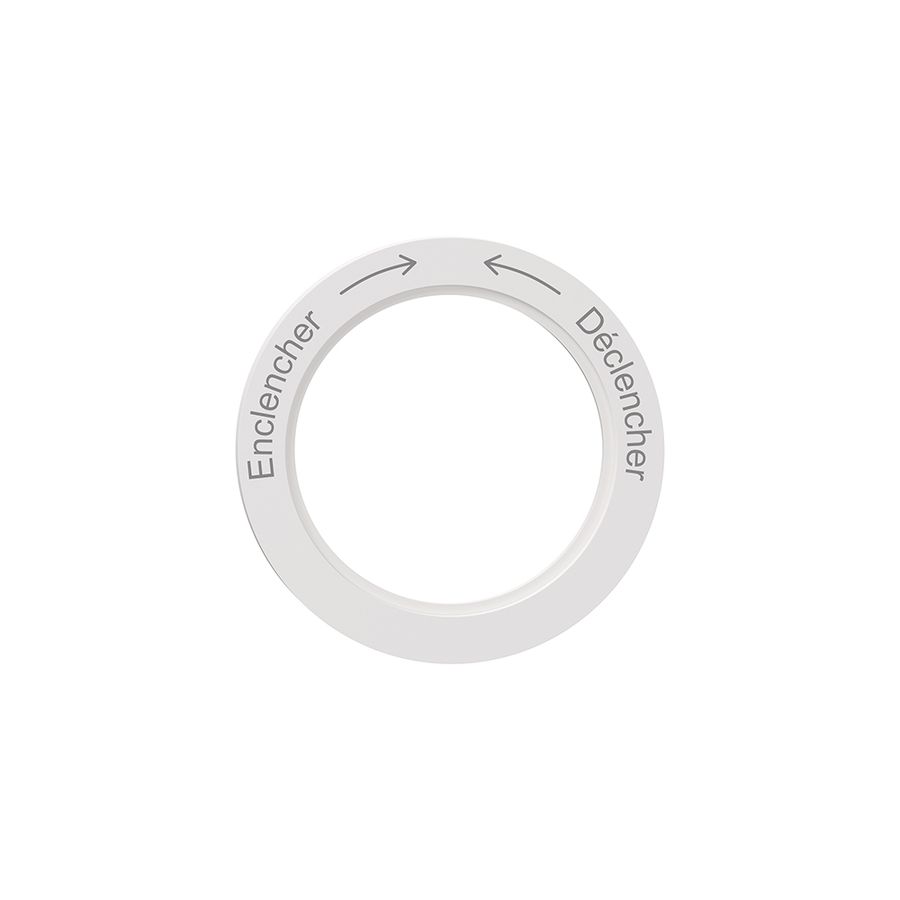 Disco indicatore NEVO, p.interruttore rotativo, Enclencher-> <-Déclencher, bi