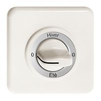 UP-Frontset 0-Hiver-0-Eté weiss für Drehschalter FH