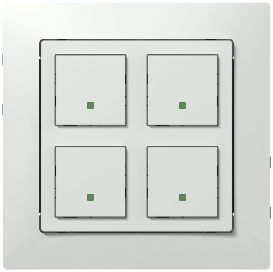 UP-Sensor/Schaltaktor ABB SIDUS free@home 2/1 weiss glänzend