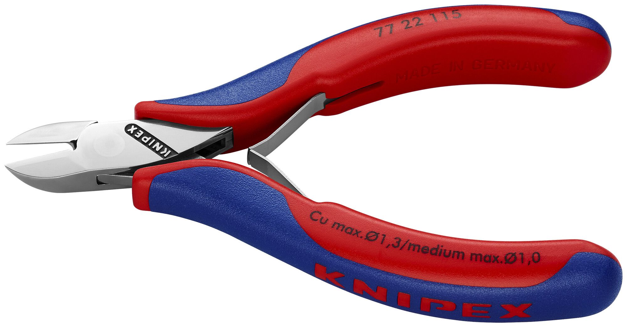 Tronchese laterale per elettronico KNIPEX testa rotonda 115mm