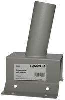 Eckhalterung DOTLUX DOLPHIN Aluminium Ø38mm grau