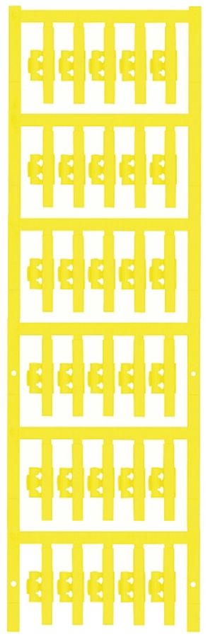 Marqueur de conducteur Weidmüller MultiCard SFC p.Ø2…3.5mm 30×5.8mm PA66 jaune