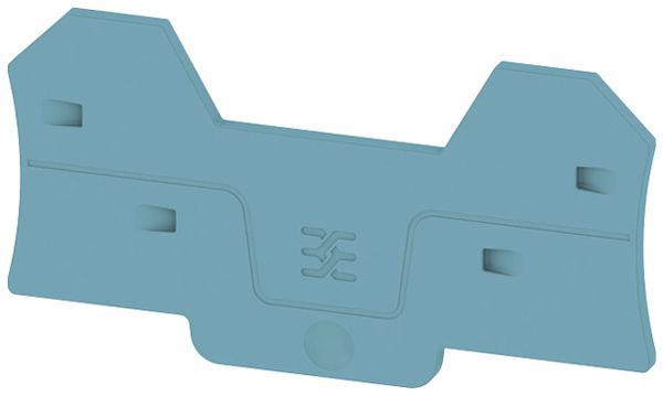 Piastra terminale Weidmüller ALEP 4C 2.5mm² 77.6×40.5×2.1mm blu