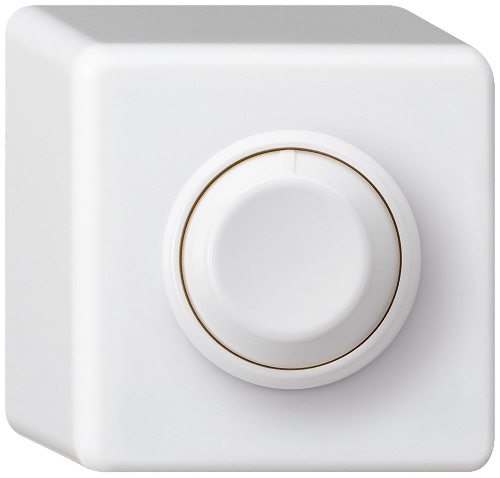 AP-Drehdimmer basico Phasenabsch. 20…550W weiss