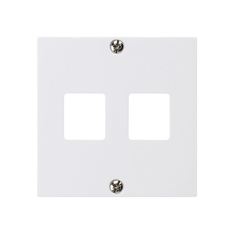 Frontplatte HMS kallysto für 2 Module weiss